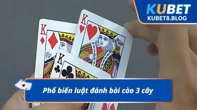 Quy tắc tham gia và đánh bài cào 3 cây 