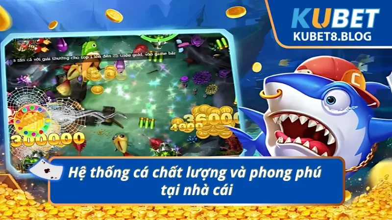 Hệ thống sinh vật biển phong phú trong  Bắn Cá Hải Tặc